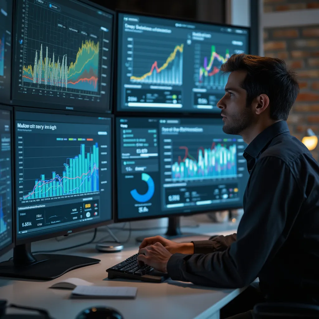 Equipo de consultores diseñando soluciones innovadoras en una pizarra interactiva